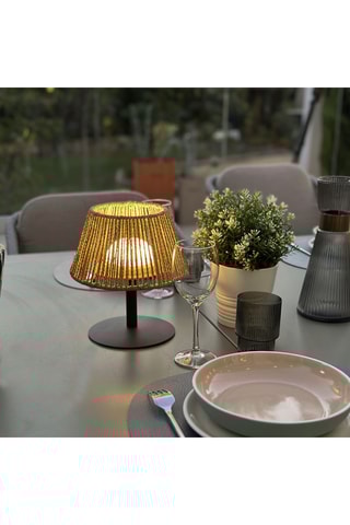 2 lampes à poser LED Raffy - 1 W - Beige - 8 h d'autonomie - Classe G