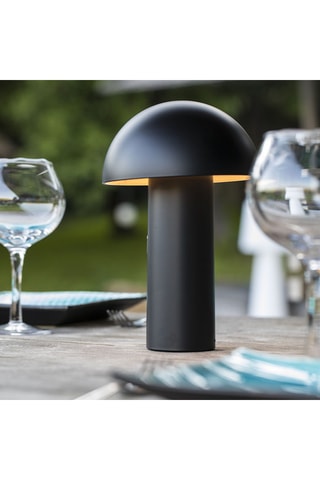 2 lampes à poser LED Tod - 7.5 W - Noir - 5 h d'autonomie - Classe F