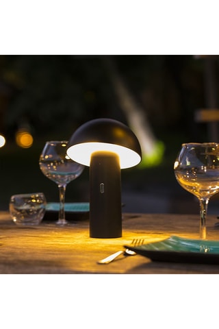 2 lampes à poser LED Tod - 7.5 W - Noir - 5 h d'autonomie - Classe F