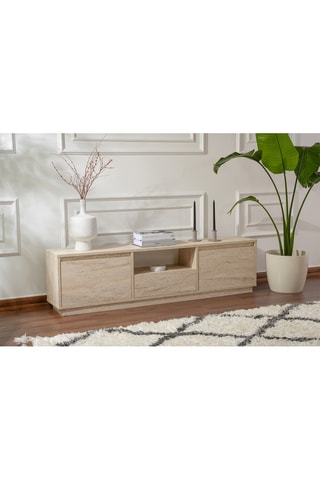 Meuble TV 3 abattants Vanguard - 160 x 42 x 29,5 cm