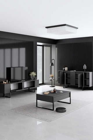 Ensemble meubles de salon - 90 x 39 x 40 / 180 x 50 x 30 / 160 x 80 x 35 cm