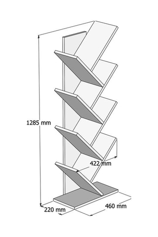 Bibliothèque - 46 x 22 x 128,5 cm