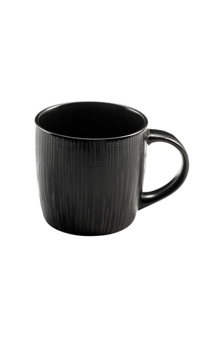 Serviço de sobremesa em grés e aço inoxidável - 18 peças