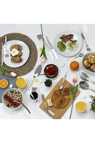 2 talheres para salada de aço inoxidável 13/10 Jet Miroir