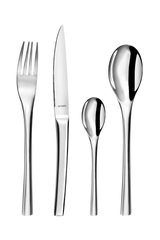 Faqueiro em aço inoxidável - 24 peças