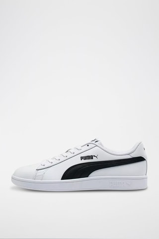 Sneakers en cuir Puma Smash V2 - Blanc et noir
