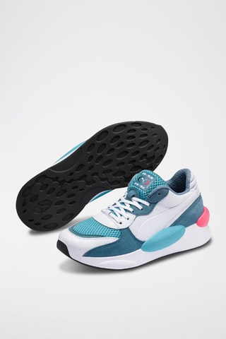 Sneakers en cuir RS-98 Cosmic-Blanc et bleu