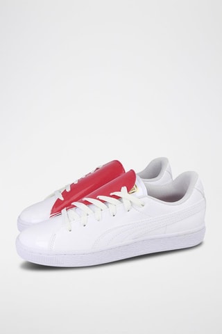Sneakers en cuir WN Crush - Blanc et rouge