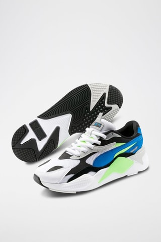 Sneakers RS-X3 Puzzle-Blanc et bleu