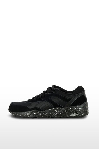 Sneakers en cuir Trinomic R698-Noir