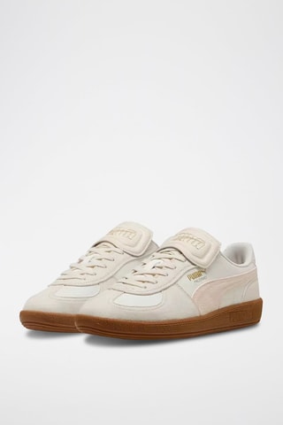 Sneakers en cuir Palermo Premium - Ecru