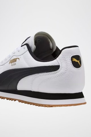 Baskets en cuir Roma Anniversario - Blanc et noir