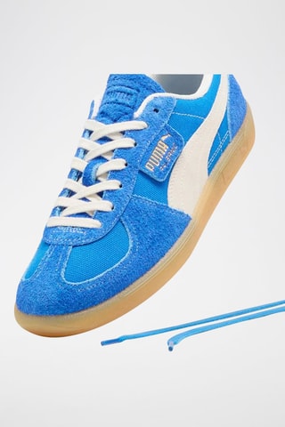 Sneakers en cuir Palermo Prenium - Bleu et blanc