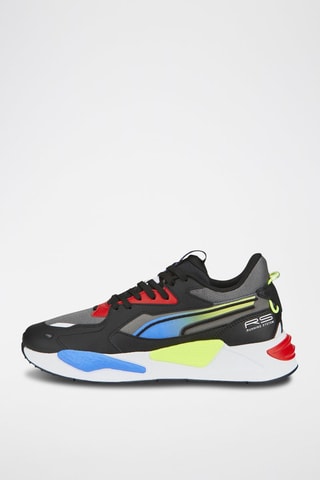 Sneakers RS-Z Tech en cuir-Noir et rouge