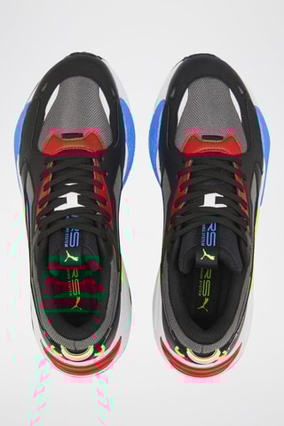 Sneakers RS-Z Tech en cuir-Noir et rouge