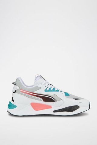 Sneakers RS-Z Tech en cuir-Blanc et rose