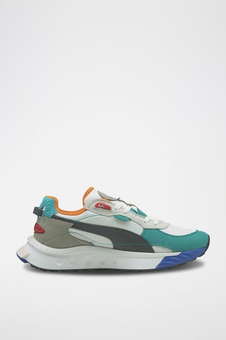 Sneakers en cuir Wild Rider Layer - Blanc