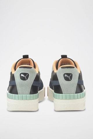 Baskets plateformes en cuir Cali - Noir