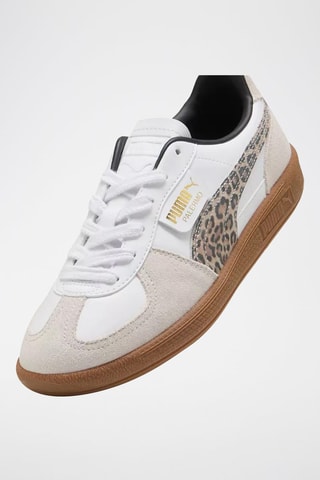 Baskets en cuir Palermo Leo - Blanc et gris clair