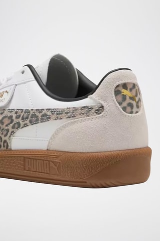 Baskets en cuir Palermo Leo - Blanc et gris clair