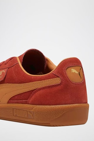 Baskets en nubuck Palermo - Rouge et marron