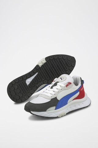 Sneakers Wild Rider Rollin-Blanc et bleu