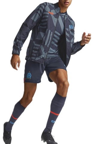 Veste de survêtement Prematch OM - Gris