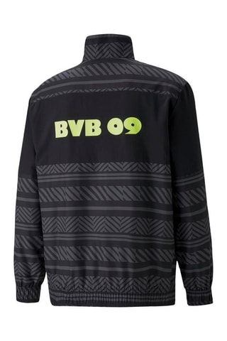 Veste de survêtement Puma Borussia Dortmund Prematch - Noir et gris