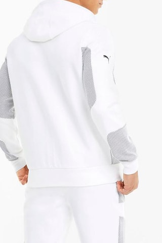 Veste de survêtement Motorsport - Blanc et gris