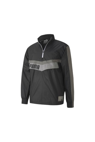 Coupe-vent FD 1/2 Zip Woven Jkt - Noir et gris