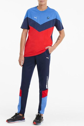 T-shirt Motorsport - Ciel et rouge