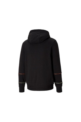 Sweat à capuche Porsche 911 - Noir et orange fluo