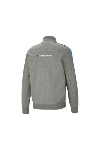 Sweat Motorsport - Gris chiné et bleu marine
