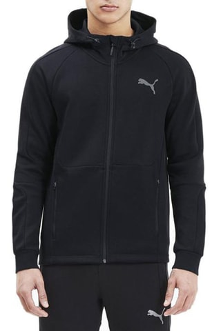 Sweat à capuche Evostripe - Noir