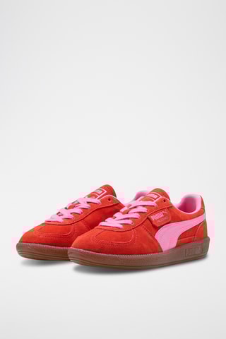 Baskets en nubuck Palermo - Rouge