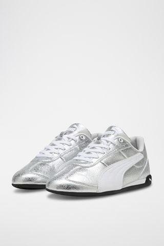 Baskets en cuir Replicatch Meta - Argenté