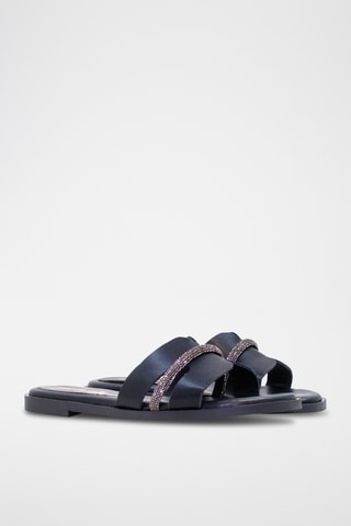 Leren Muiltjes - Zwart