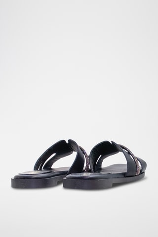 Leren Muiltjes - Zwart