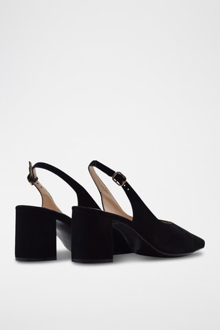 Nubuck Pumps Salon - Zwart