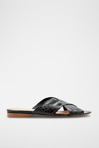 Lakleren Muiltjes Nantes - Zwart