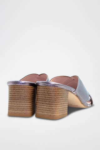 Nappaleren Muiltjes met Hak Zoe - Grijs