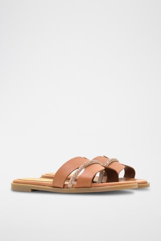 Leren Muiltjes - Bruin