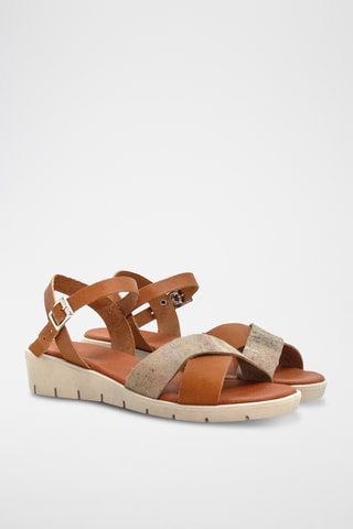 Leren Sandalen Roma - Beige