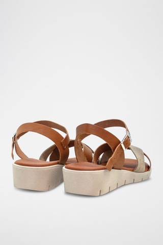 Leren Sandalen Roma - Beige