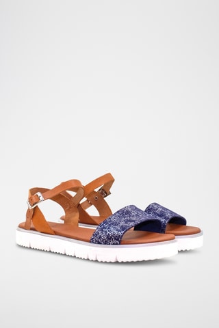 Leren Sandalen Oslo - Blauw