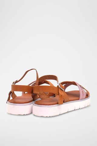 Leren Sandalen Bali - Roze