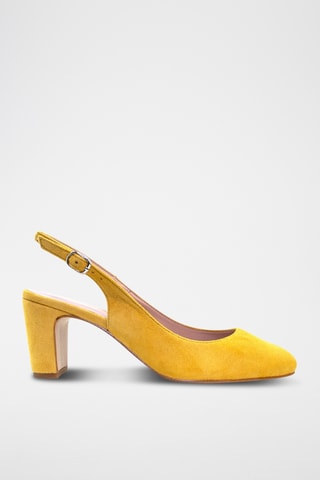 Nubuck Pumps Selma - Geel