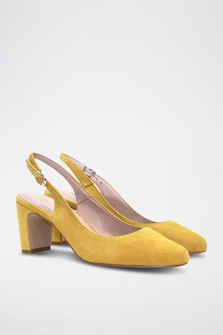 Nubuck Pumps Selma - Geel