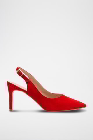 Nubuck Pumps - Rood