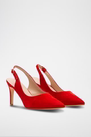 Nubuck Pumps - Rood